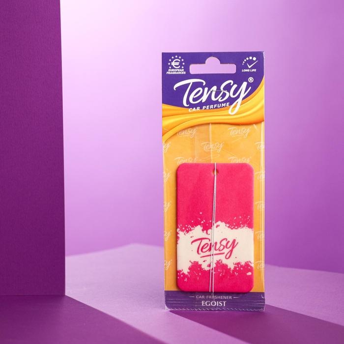 Ароматизатор подвесной Tensy картонный, Эгоист TA-07 МИКС Ароматизатор подвесной Tensy картонный, Эгоист TA-07 МИКС
