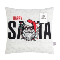 Подушка-плед Этель Happy Santa, подушка 40*40±3 см, плед 100*150 см 100%п/э, 280 г/м2 Подушка-плед Этель Happy Santa, подушка 40*40±3 см, плед 100*150 см 100%п/э, 280 г/м2