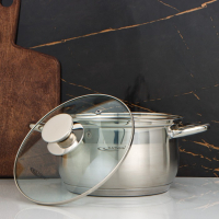 Кастрюля «Диана», 3.5 л, d=20 см, капсульное дно, индукция Кастрюля «Диана», 3.5 л, d=20 см, капсульное дно, индукция