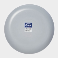 Тарелка обеденная Luminarc DIWALI GRANITE, d=25 см, стеклокерамика, серая Тарелка обеденная Luminarc DIWALI GRANITE, d=25 см, стеклокерамика, серая