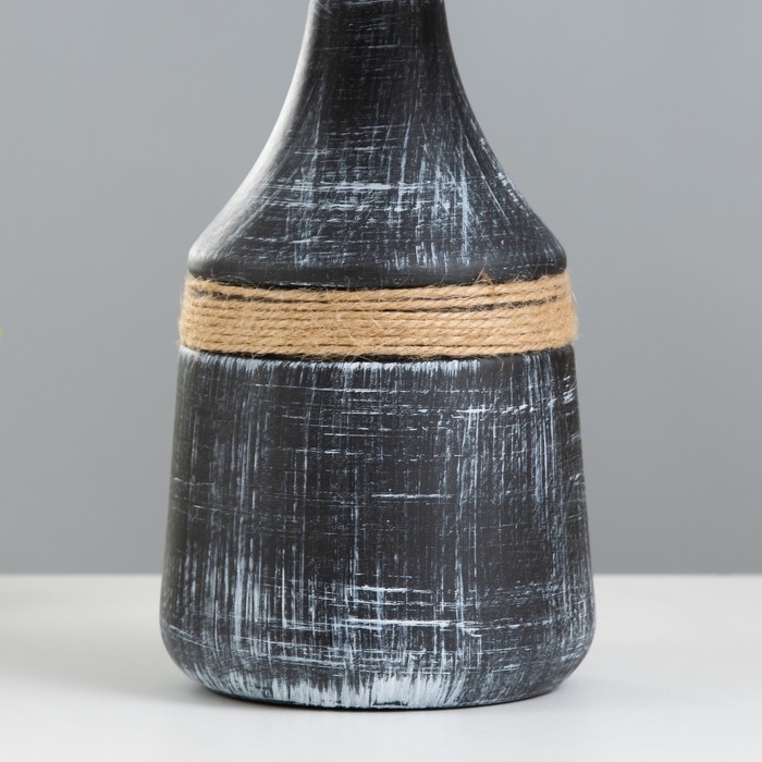 Настольная лампа "Вейез" 1хE14 черный 22х22х37 см RISALUX