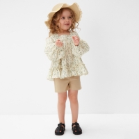 Блузка для девочки MINAKU «Ромашки», цвет молочный, рост 128 см Блузка для девочки MINAKU «Ромашки», цвет молочный, рост 128 см