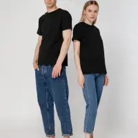 Футболка унисекс T-Bolka 160, черная, размер XL