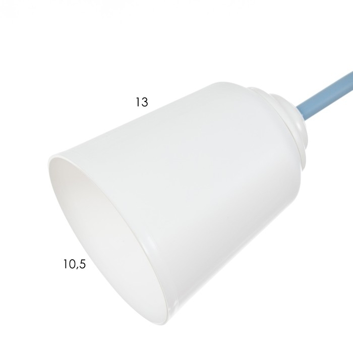 Люстра Люстра "Онлайн" (цил.) 2х15Вт Е27 МОДЕЛЬ:BR 00277 голубой 50х15х15см