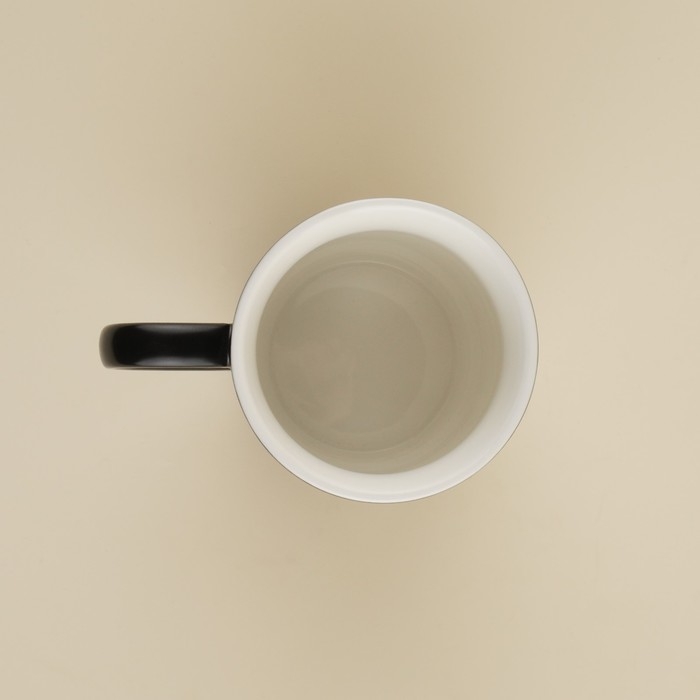 Кружка керамическая SL Home «Дольче фар ниенто», 400 мл, цвет чёрный Кружка керамическая SL Home «Дольче фар ниенто», 400 мл, цвет чёрный