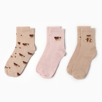 Подарочный набор термос и носки 3 пары KAFTAN "Hello", р. 36-37 (22-24 см)