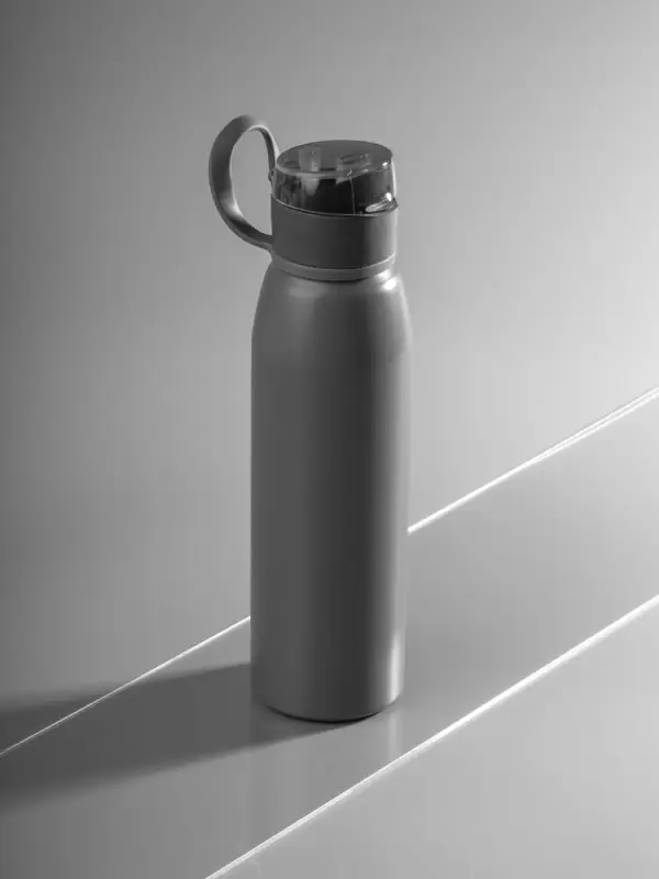 Бутылка для воды Billy Gym, матовая серая Бутылка для воды Billy Gym, матовая серая