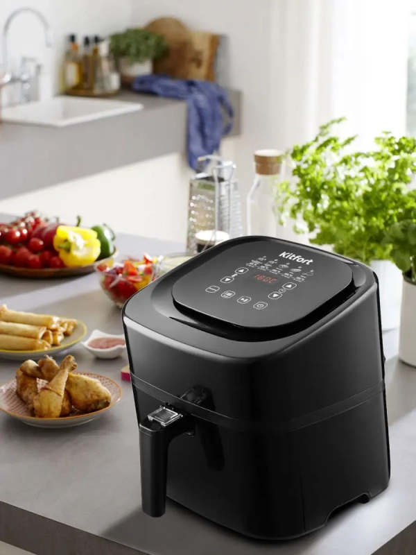 Аэрогриль электрический КТ-2215 - 4.5 л - 1500 Вт