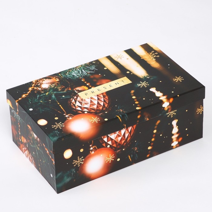 Набор коробок подарочных 15 в 1 &laquo;С Новым годом&raquo;, 12 х 7 х 4 см - 46,6 х 35,2 х 17.5 см, Новый год