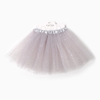 Юбка детская KAFTAN "Звездочки" серый, длина 30 см