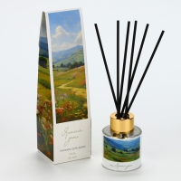 Диффузор ароматический палочки, ароматизатор для дома &laquo;Аромадиффузор: Ясный день&raquo;, роза, 50 мл.