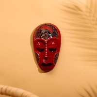 Маска "Ломбок стайл" дерево 23х15х6 см Маска "Ломбок стайл" дерево 23х15х6 см