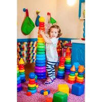 Пирамидка &laquo;Гигант&raquo;, 20 колец с конусом