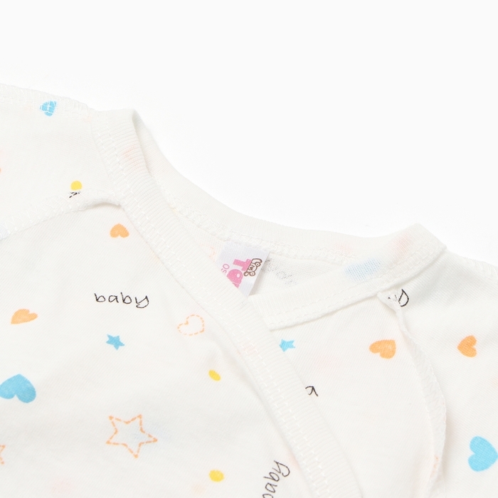 Распашонка для новорожденного, цвет белый, рост 56-62 см