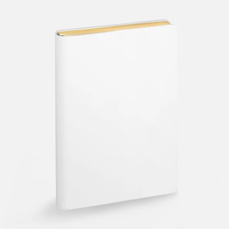 Ежедневник Nebraska Flex, недатированный, белый с золотистым