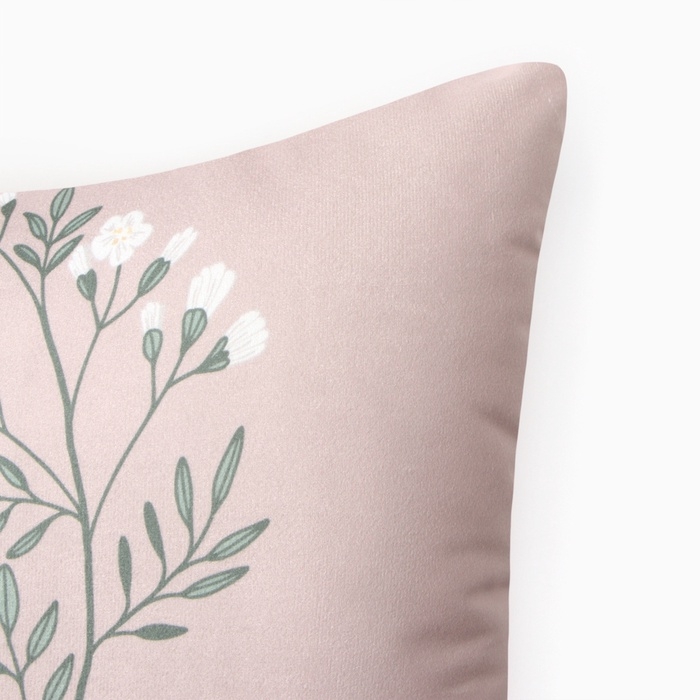 Подушка Этель Подушка Этель "Love everywhere" 40х40 см, велюр, 100% п/э