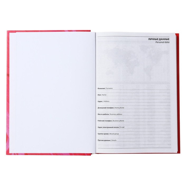 Ежедневник недатированный на сшивке А5 160 листов, картон 7БЦ, матовая ламинация, Beautiful