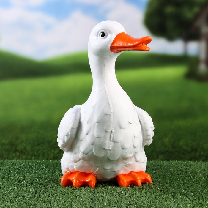 Садовая фигура Садовая фигура "Гусыня" 23х14х27см ///