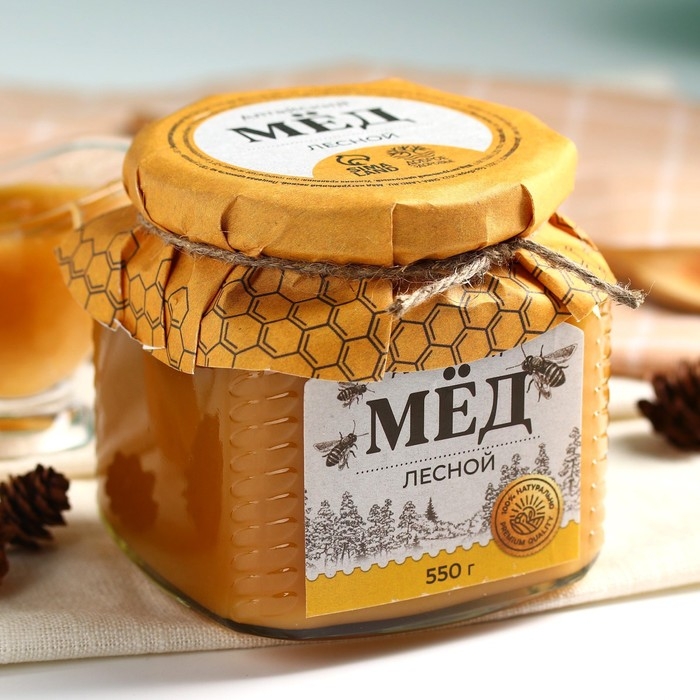 Мёд алтайский &laquo;Лесной&raquo;, 550 г.