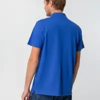 Рубашка поло мужская Spring 210 ярко-синяя, размер 5XL