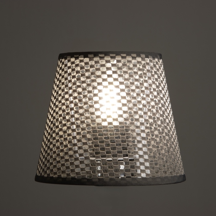 Абажур Е27 серый 15х15х13 см Абажур Е27 серый 15х15х13 см