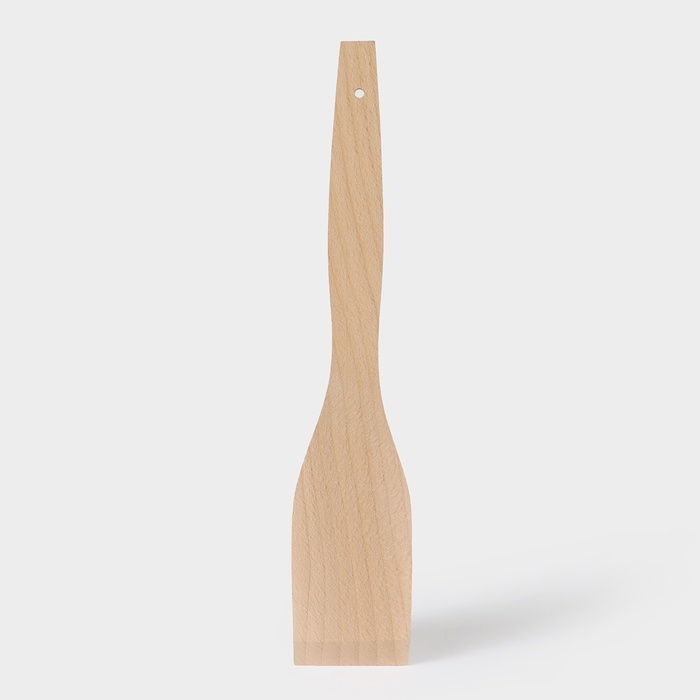 Лопатка деревянная кухонная &laquo;Для Профи&raquo;, 28&times;5,5&times;0,4 см, бук