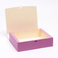 Коробка складная &laquo;Сиреневая&raquo;, 31 х 24,5 х 9 см