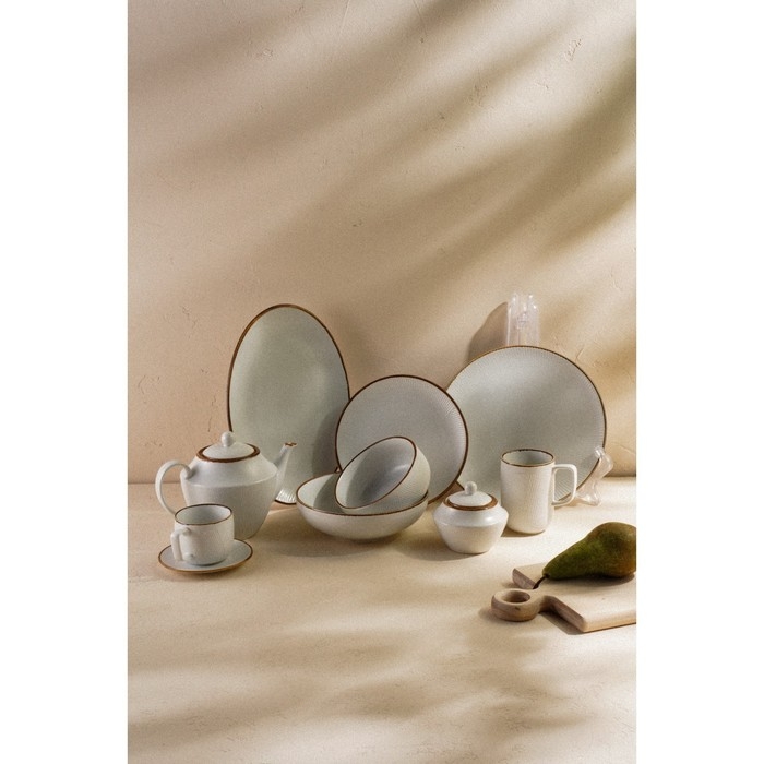 Чайник заварочный фарфоровый SL Home «Волна в камне», 1 л, 22×13×15,5 см, цвет белый Чайник заварочный фарфоровый SL Home «Волна в камне», 1 л, 22×13×15,5 см, цвет белый