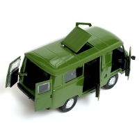 Машина металлическая «УАЗ 3962», инерция, 1:24, свет и звук, цвет зелёный Машина металлическая «УАЗ 3962», инерция, 1:24, свет и звук, цвет зелёный