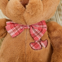 Мягкая игрушка &laquo;Мишка&raquo;, с бантиком, 45 см, цвет коричневый