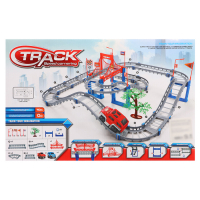 Детский автотрек «Крутой вираж», работает от батареек Детский автотрек «Крутой вираж», работает от батареек