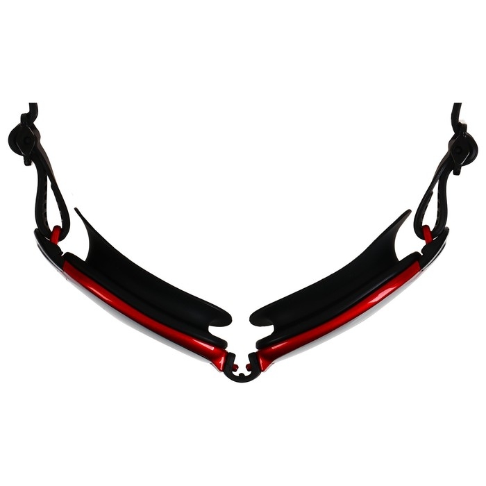 Очки для плавания ONLYTOP, набор носовых перемычек, цвет чёрный/красный Очки для плавания ONLYTOP, набор носовых перемычек, цвет чёрный/красный