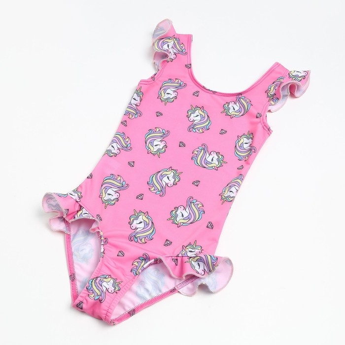 Купальник детский KAFTAN &laquo;Единороги&raquo;, рост 98-104 (30)