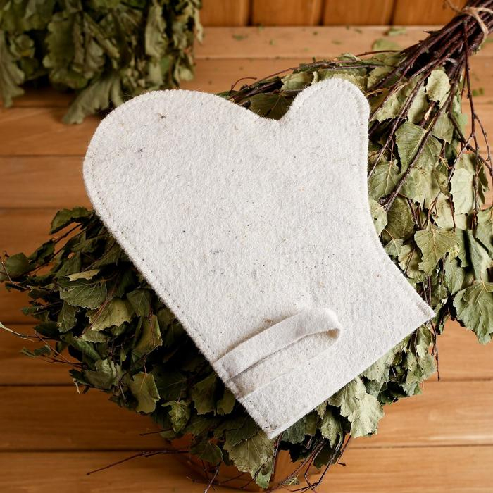 Набор для бани Набор для бани "3 в 1" шапка, коврик, рукавица