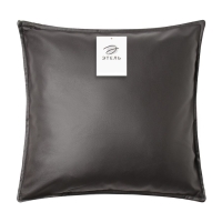 Чехол на подушку "Этель" кожзам 45*45 см, черный Чехол на подушку "Этель" кожзам 45*45 см, черный