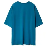 Футболка унисекс оверсайз Crosstown, бирюзовая (морская волна), размер L