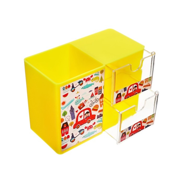 Набор настольный канцелярский, 6 предметов, Calligrata Набор настольный канцелярский, 6 предметов, Calligrata "Город"