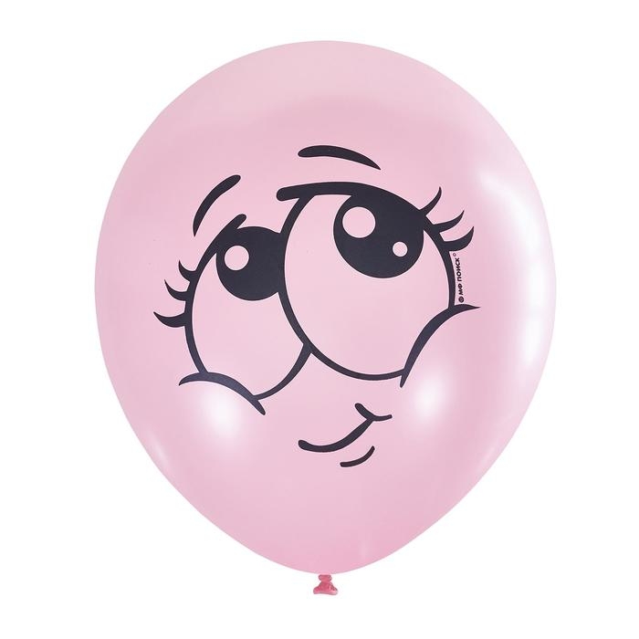 Набор шаров 12" &laquo;Улыбки&raquo;, пастель, 1-сторонний, набор 5 шт.