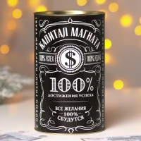 Копилка новогодняя подарок &laquo;Новый год: Капитал магната&raquo;, XXL, 20 х 12,5 см