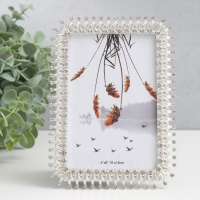 Фоторамка металл 10х15 см "Серебряная корона" 13х18 см Фоторамка металл 10х15 см "Серебряная корона" 13х18 см