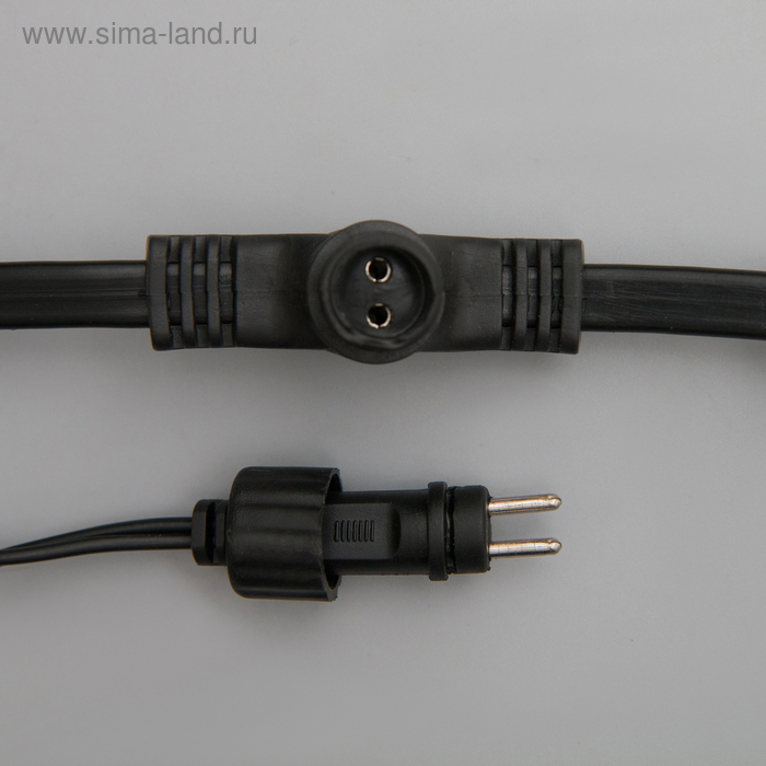 Гирлянда &laquo;Занавес&raquo; 2 &times; 6 м, IP44, УМС, тёмная нить, 1440 LED, свечение синее, 220 В