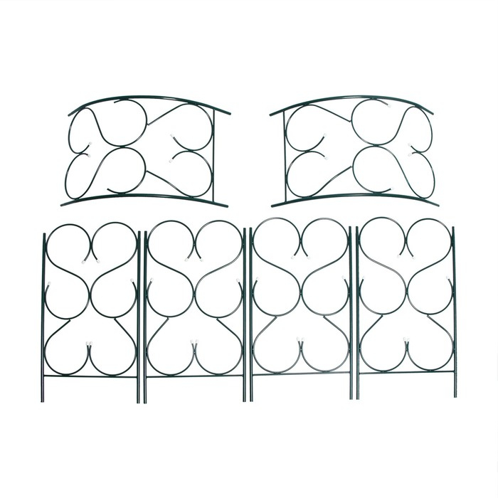 Арка садовая, разборная, 230 × 120 × 51 см, металл, зелёная Арка садовая, разборная, 230 × 120 × 51 см, металл, зелёная