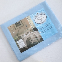 Комплект 1.5сп Голубой 4 (простыня 150х215см, наволочка 70х70см) бязь 120г/м, хл100%