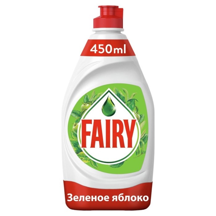 Средство для мытья посуды Fairy Средство для мытья посуды Fairy "Зеленое яблоко", 450 мл