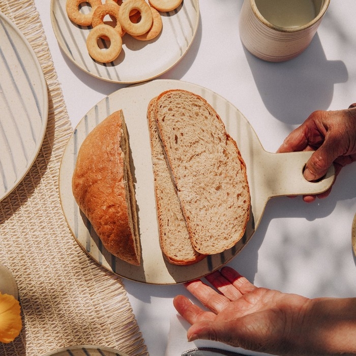 Блюдо для подачи керамическое SL Home &laquo;Райяс&raquo;, d=23 см, 30&times;23 см