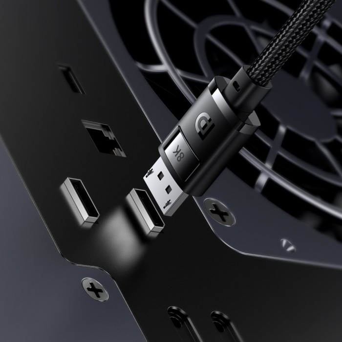 Кабель видео Baseus, HDMI(m)-HDMI(m), 8KHDMI  - 8KHDMI, 8K@60Hz, 1.5 м, черный