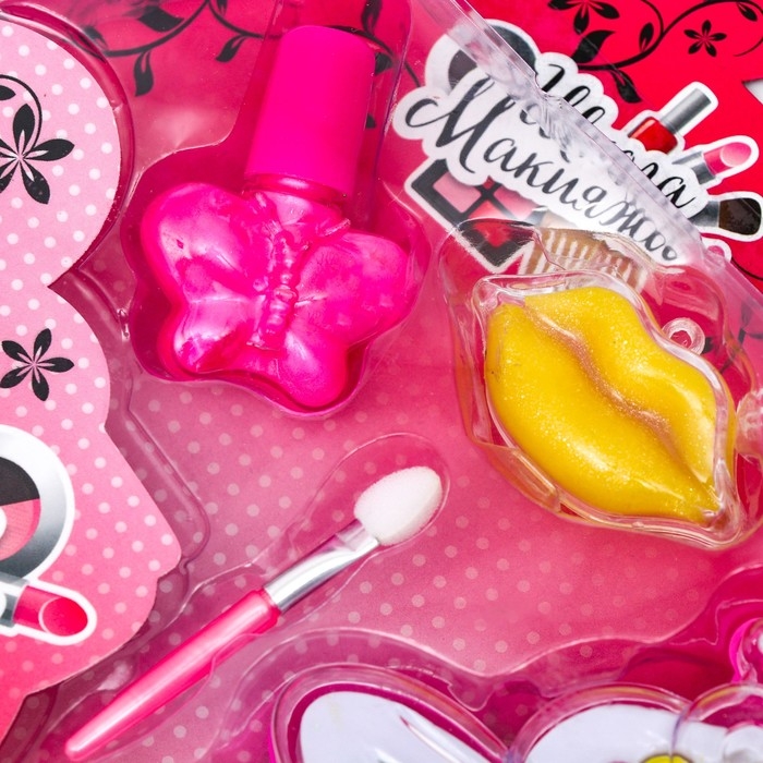 Набор косметики для девочки «Бабочка и аксессуары» Набор косметики для девочки «Бабочка и аксессуары»