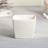 Чайная пара керамическая &laquo;Лучший подарок&raquo; кружка 150 мл, блюдце 15.5х15.5 см, цвет белый