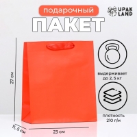 Пакет ламинированный &laquo;Красный&raquo;, 23 х 27 х 11.5 см