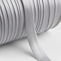 Косая бейка, атласная, 15 мм × 132 ± 1 м, цвет серый №9197 Косая бейка, атласная, 15 мм × 132 ± 1 м, цвет серый №9197